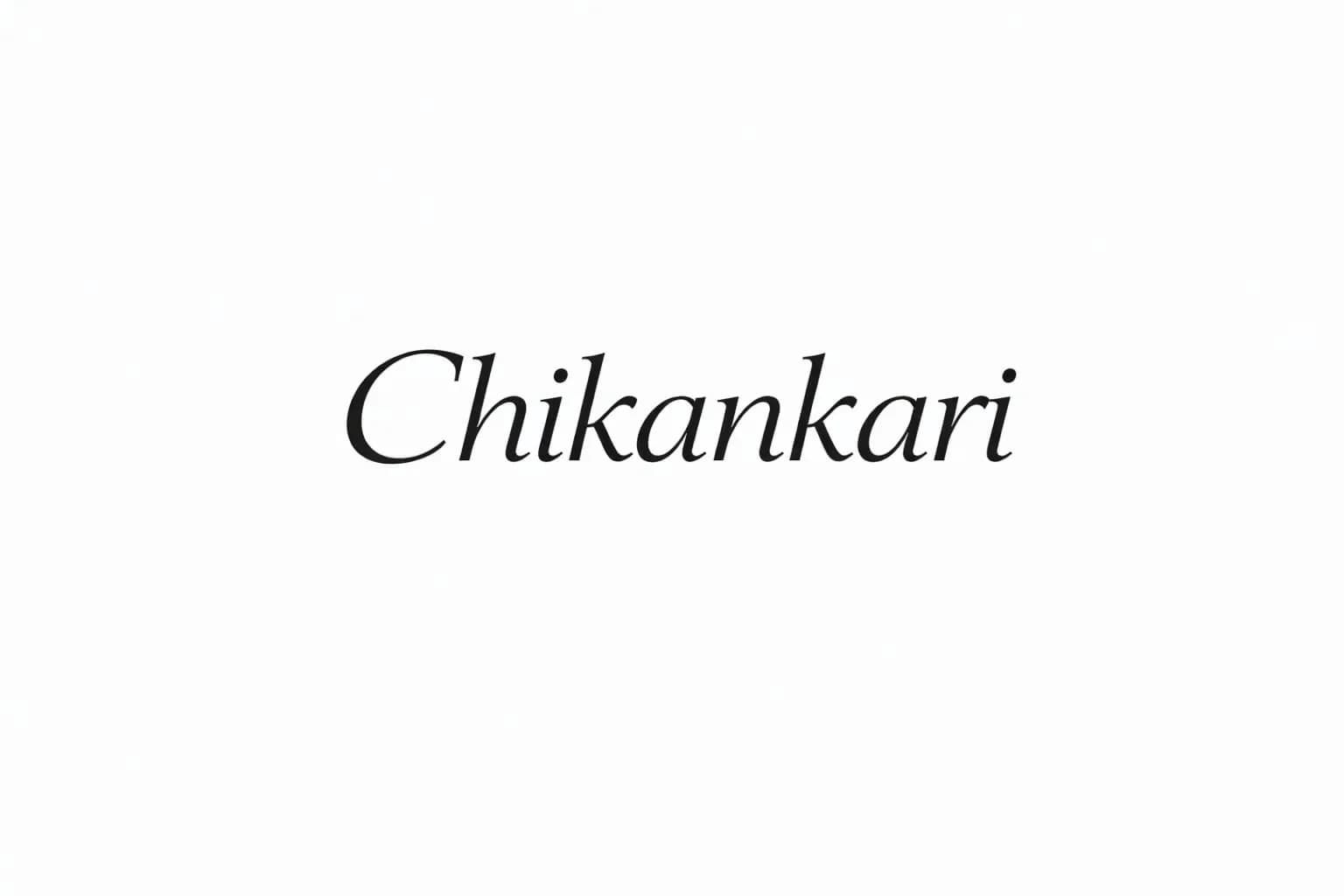 Chikankari